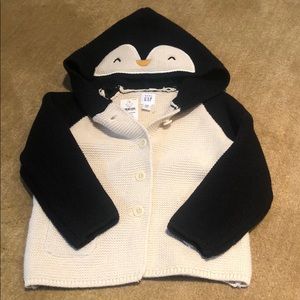 NWT Baby Gap penguin Sweater